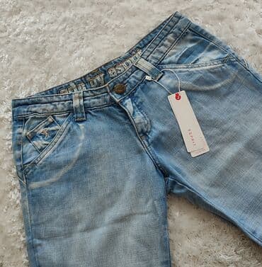ženske kapri pantalone: Esprit EDC kapri jeans Potpuno nove Veličina 38 Pamuk, elastin — 2