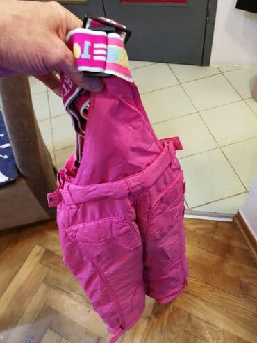 elegantne pantalone sa visokim strukom: 110-116, bоја - Ljubičasta — 9