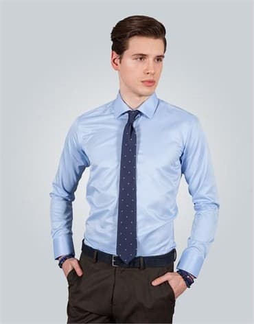 Muška odeća: Tudors-Original-muska-satenska-slim fit kosulja M i L velicina — 1