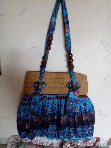 zenska torba za putovanje: Torba za rame, Materijal: Platno — 5