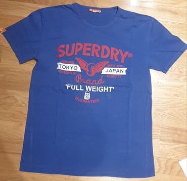 ramax novi sad: SuperDry - super dry kraljevsko plava muška majica. Piše xl velicina — 1