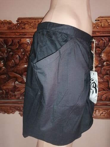 pantalone imitacija koze: M (EU 38), Mini, bоја - Crna — 2