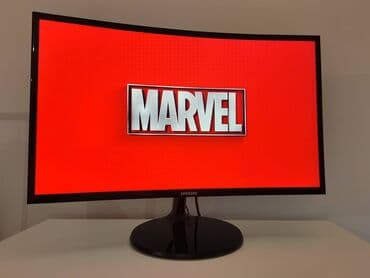 Monitori: Samsung zakrivljeni monitor 27"   Prodajem monitor Samsung, 27" FHD — 20
