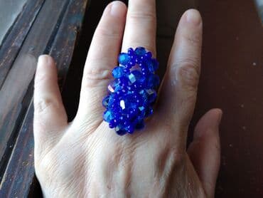 nakit od hiruskog celika novi sad: Ženski prsten, Handmade, Materijal: Kristal, Cirkon — 3