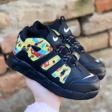 dečije patike za devojčice: Nike air more uptempo duboke patike dečije Novo Brojevi 31 do 35 — 4