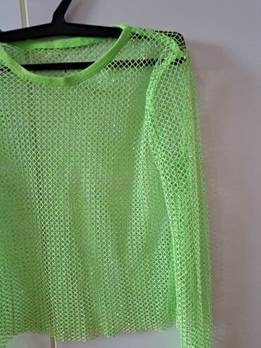 midi haljine h m: One size, Vez, Jednobojni, bоја - Zelena — 1