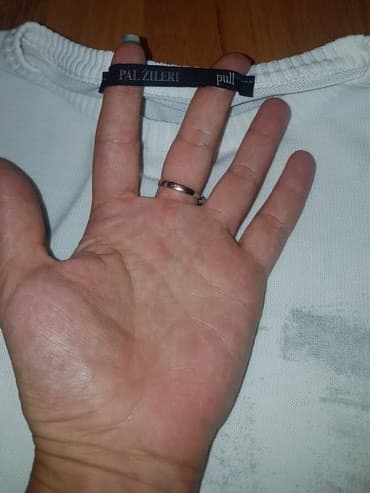 dzemper praznicni dezen: Original Pal Zileri pull tanak beo pamucni letnji dzemper kao nov ! — 2