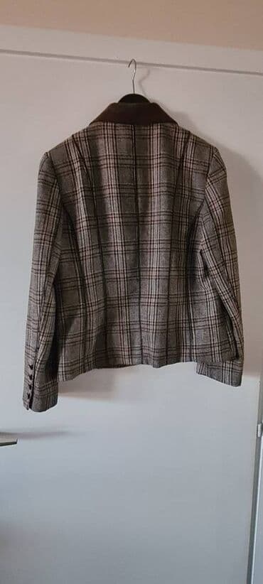 sako s: XL (EU 42), Vuna, Karirani — 3