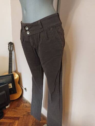 Pantalone: Spušteni struk, Ravne nogavice — 3