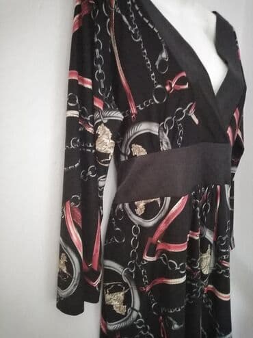 midi haljine h m: XL (EU 42), bоја - Crna, Dugih rukava — 2