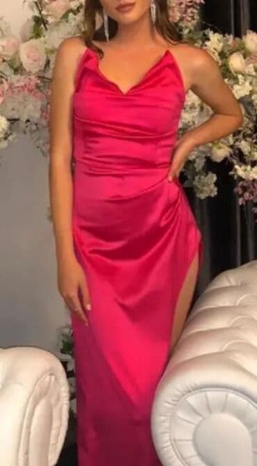 haljina za izlazak: XS (EU 34), bоја - Roze, Večernji, maturski, Top (bez rukava) — 1
