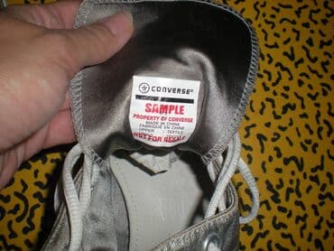 carpisa kaisevi za torbe: Converse, 37.5, bоја - Srebrna — 4