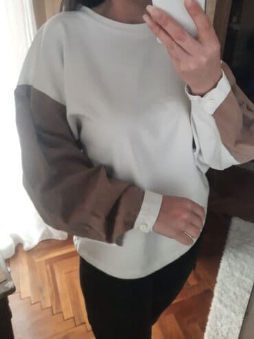 zara bluze i tunike: Zara, S (EU 36), Jednobojni, bоја - Bela — 3