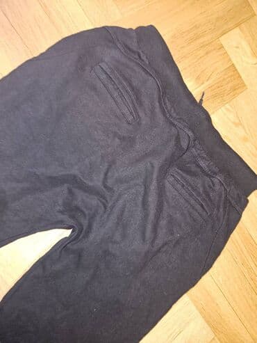elegantne pantalone sa visokim strukom: 146-152, bоја - Crna — 3
