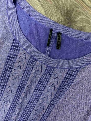 bluza od tila: Guess, L (EU 40), bоја - Lila — 2
