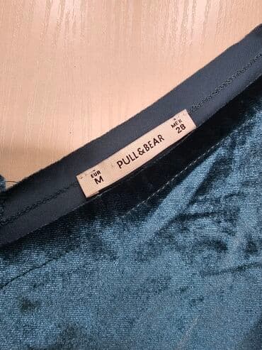 haljina xs s: PULL&BEAR M (EU 38), bоја - Tirkizna, Koktel, klub, Na bretele — 2