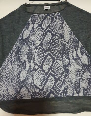 Bluze: Zara, S (EU 36), Viskoza, bоја - Siva — 1