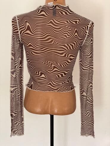 bluza s: H&M, S (EU 36), Leopard, krokodil, zebra, bоја - Šareno — 2