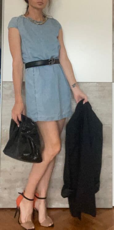 p s haljine nova kolekcija: Elisabetta Franchi S (EU 36), M (EU 38), bоја - Tamnoplava, Top (bez rukava) — 3