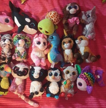 gumeni konjic za decu: TY BEANIE BOOS original plisane igračke bini bu. skupljali smo ih — 2
