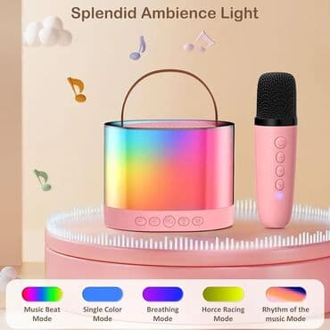 najbolji bluetooth zvucnici do 50e: Karaoke Bluetooth Rgb Prenosni Zvucnik D23 Karaoke mašina ima odličan — 15