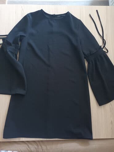 parka s: S (EU 36), bоја - Crna, Koktel, klub, Dugih rukava — 1