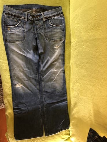 vunene pantalone: Lee cooper farmerke bez elastina,vel. 30 — 1
