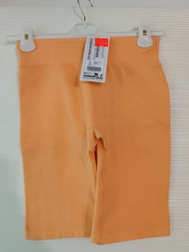 vunene pantalone: S (EU 36), bоја - Narandžasta, Geometrijski — 2