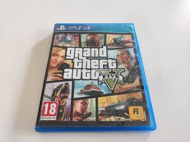 PS4 (Sony Playstation 4): GTA 5 - PS4 igra Korišćena,očuvana,kao nova. Sa mapom Lako — 1