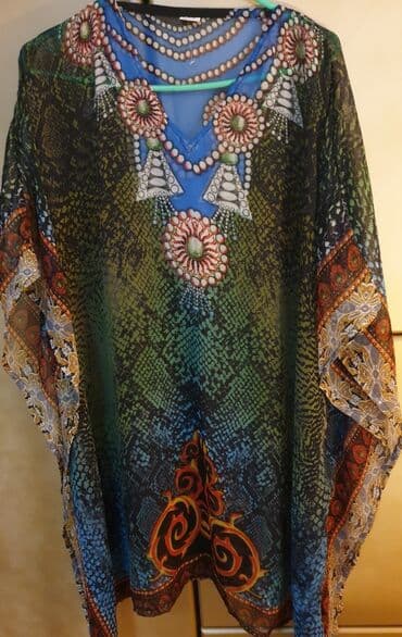Haljine: Zara bоја - Maslinasto zelena, Oversize, Kratkih rukava — 1