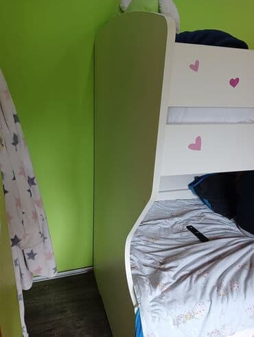 papuče sa platformom: Krevet na sprat Matiz ocuvan bez tragova ostecenja bez duseka — 5