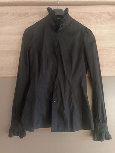 esprit bluza: Benetton, M (EU 38), Pamuk, bоја - Crna — 1