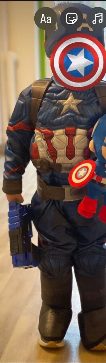 dexy co igracke za devojcice od 10 godina: Original Marvel Captain America kostim za decu do 3-4 godine, xs — 5