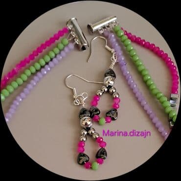 pandora privezak zaba: Handmade, Set: Ogrlica, Materijal: Perlice — 3