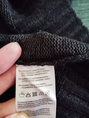 Muška odeća: Džemper, M (EU 50), Marc OPolo, bоја - Crna, Vuna — 4