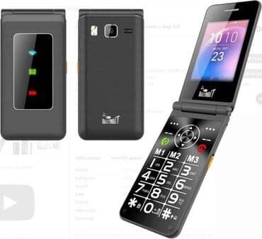 Ostali mobilni telefoni: Flip xxl mobilni telefon,veliki displej u boji 2,8 inèa, dual sim — 5