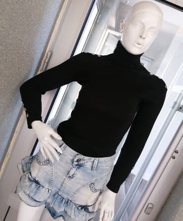 suknja sorc stradivarius: S (EU 36), Mini, bоја - Svetloplava — 8