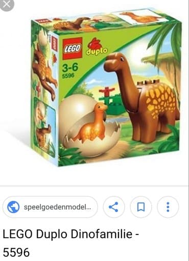 jeftine lego kocke: Lego duplo set 5596 .na slici su tri seta i 5596. lego dinosaurus — 1