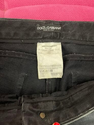 farmerke sa dzepovima: Crne farmerke marke Dolce & Gabbana. Izrađene su od 100% pamuka i — 6