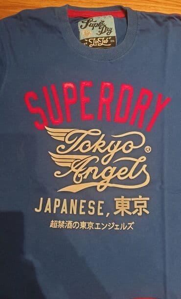 bermude teksas kratke: SuperDry - super dry plava muška majica. Piše xl velicina. Pazuh 54cm — 5
