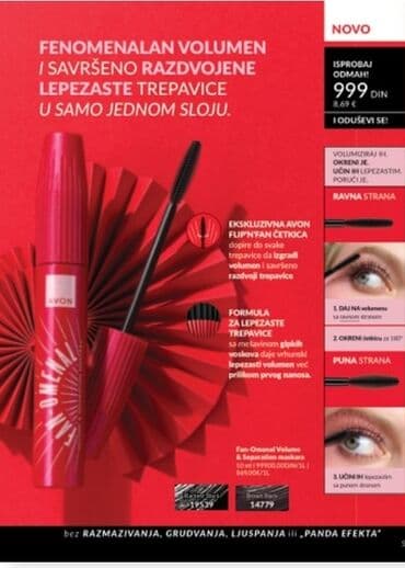 sophie's choice olovka za obrve: Avon Exxxtravert maskara za volumen trepavica pruža trenutni efekat i — 35