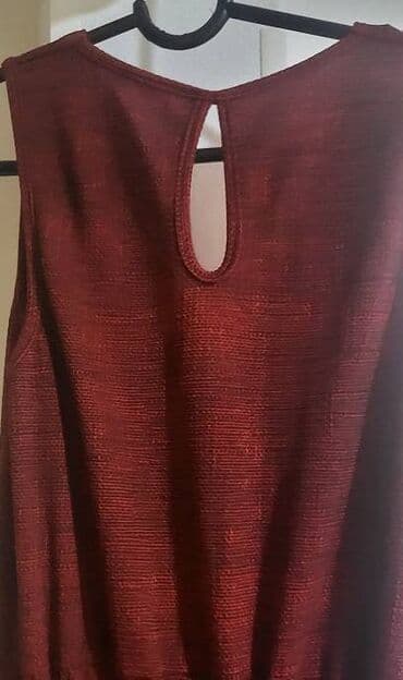 komplet sorc i kosulja: One size, Jednobojni, bоја - Bordo — 3