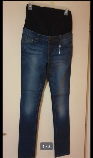 navigare farmerke: Zara-trudnicke farmerke- s-m-made in italy — 3