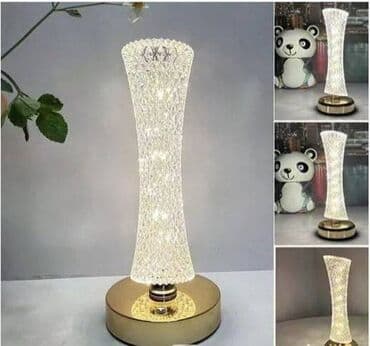 Kuća i bašta: LED kristalna lampa Lampa koja radi na baterije, USB port Touch — 1
