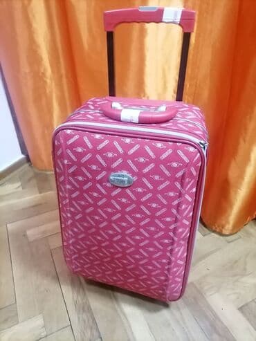 katanac za kofer: Srednji kofer, bоја - Roze — 1