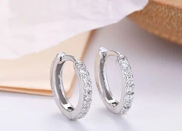 Hoop earrings, Material: Silver — 4