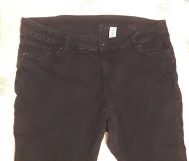 sorcevi za punije dame: H&M skinny farmerke 54 org Odlične uske tegljive farmerke crni — 2