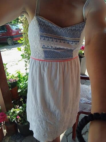 sampon sa belim lukom: 9Fashion Woman S (EU 36), bоја - Bela, Na bretele — 3