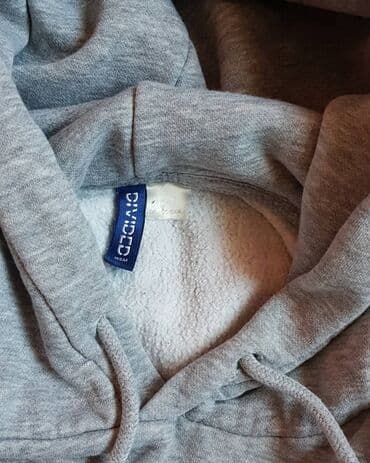 tek flis sivi: H&M, M (EU 38), Jednobojni, bоја - Siva — 2