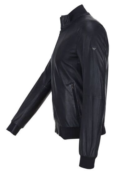 kožne haljine: Armani Jeans-Muska kozna Slim Fit jakna-Odlicnau S, M. l velicinama — 2